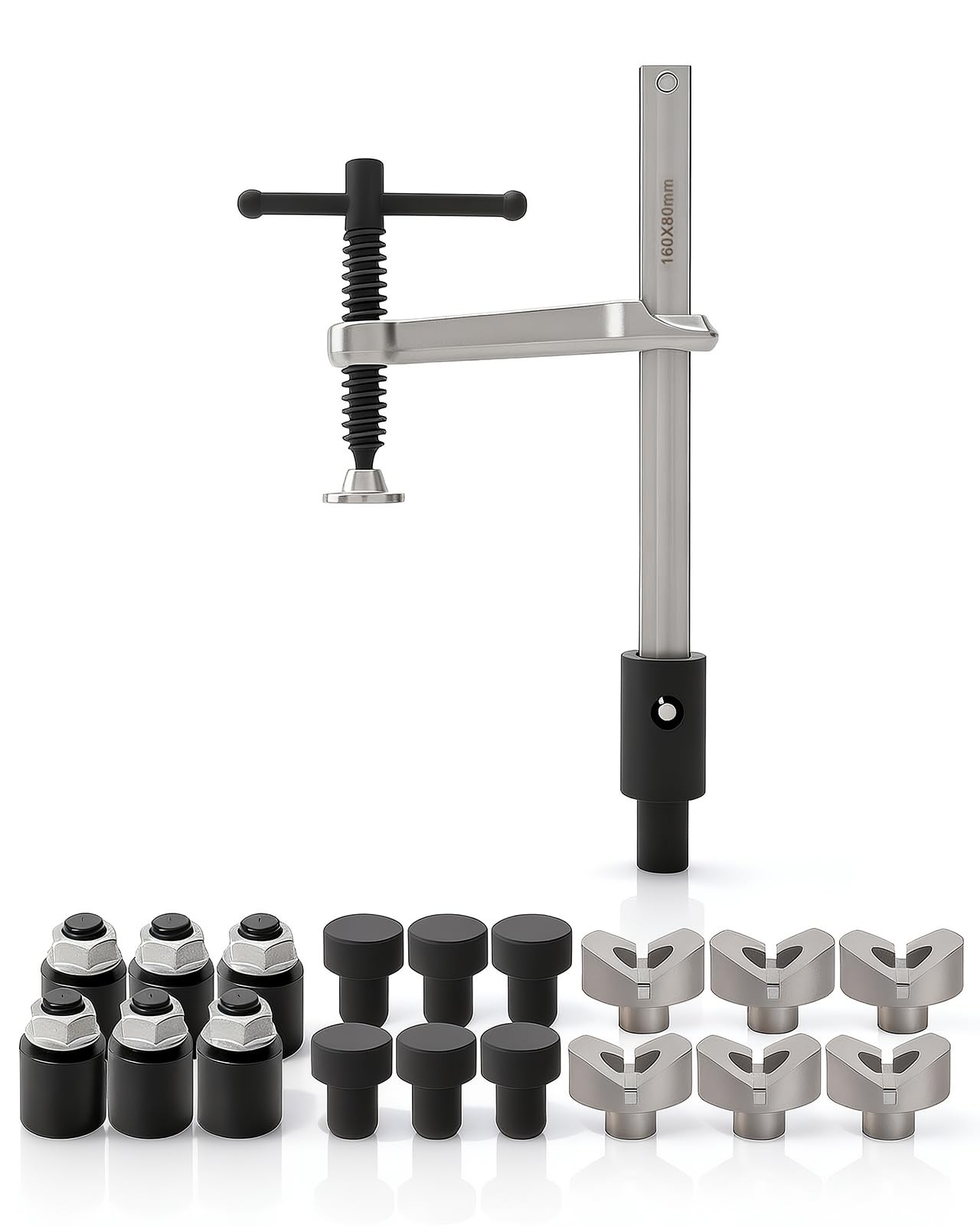 Welding Table Clamps and Fixture Pins, 19pcs 5/8in V Blocks, Round Pins, Stac…