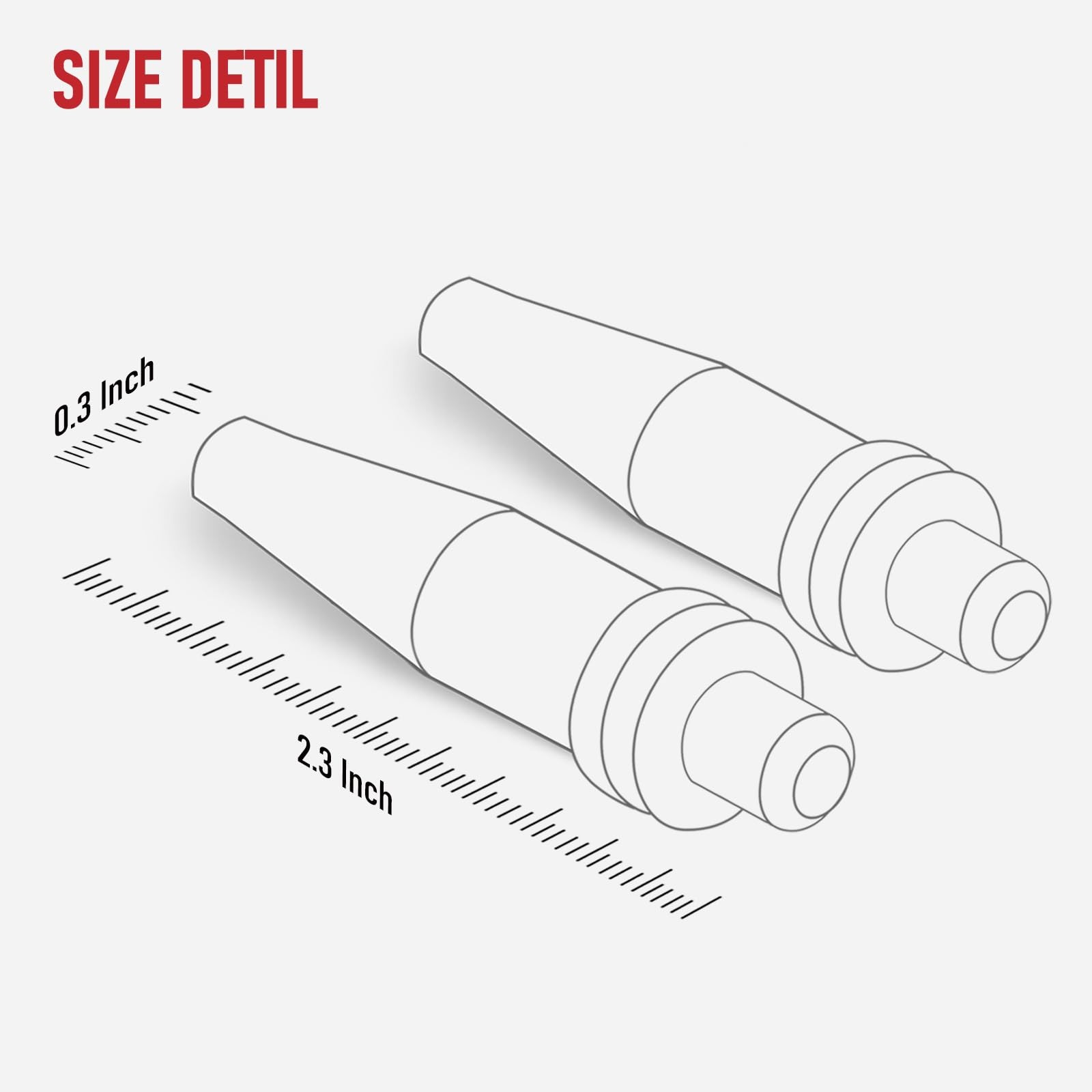 RX WELD 0-3-101 Acetylene Cutting Torch Tips, Fit V-Style