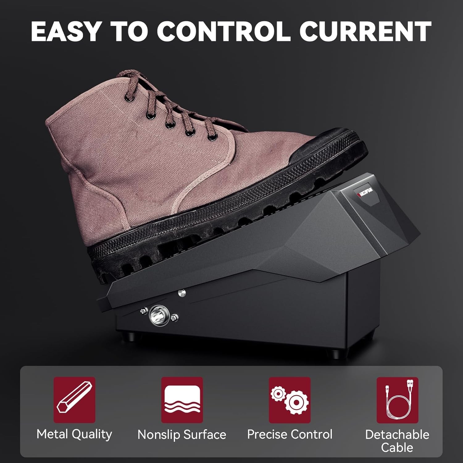 TIG 5-Pin Welding Foot Pedal for MIG205 MP, Remote Amp Control TIG Foot Pedal,