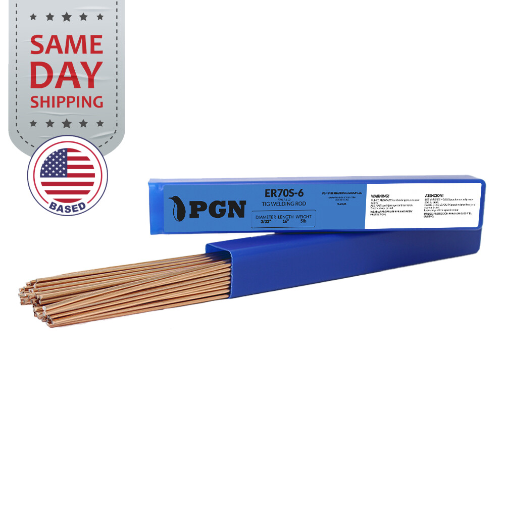 ER70S-6 – 3/32″ x 16″ – 5-Lb – Carbon Steel TIG Welding Filler Rod