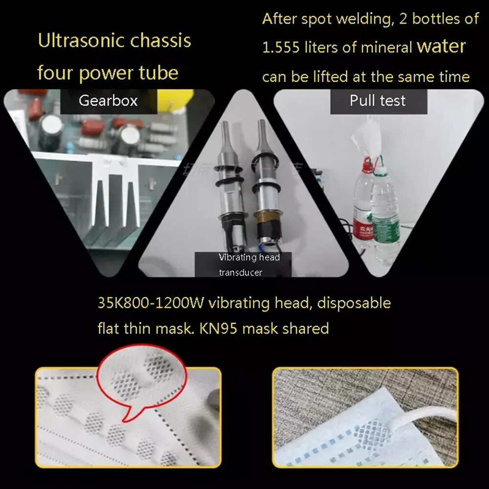 110/220V High Quality Ultrasonic Mask Ear Band Spot Welding Machine Edge Banding
