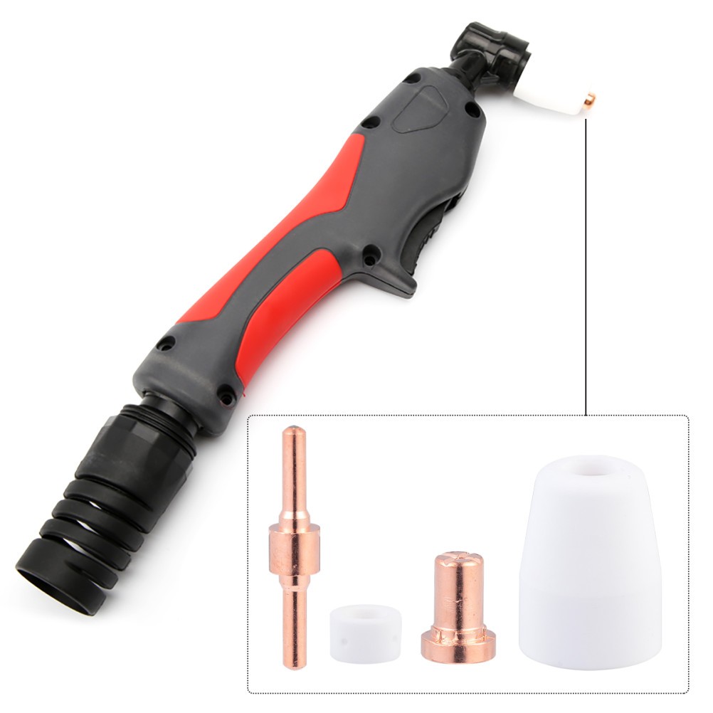 40Pcs Plasma Cutting Consumables Electrode Nozzle Shield Protective Cover