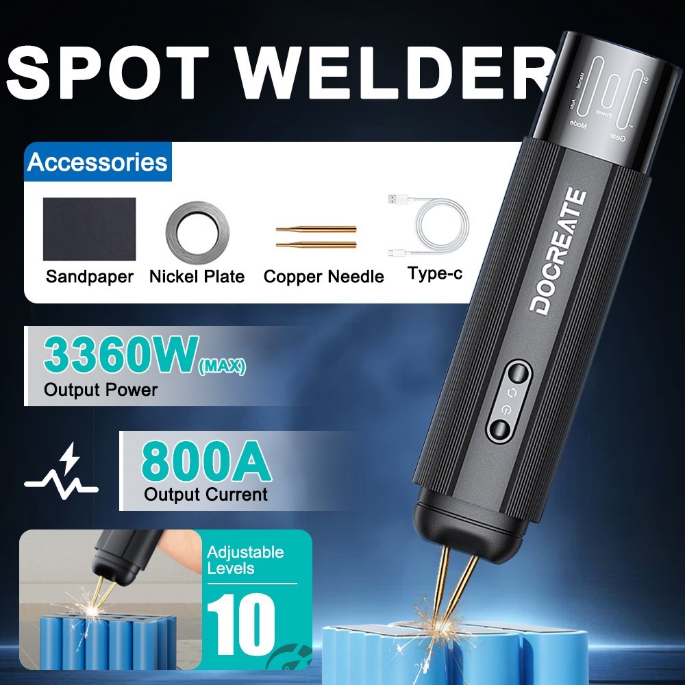 Battery Spot Welder Mini Portable Spot Welding Machine for Welding Nickel Strips