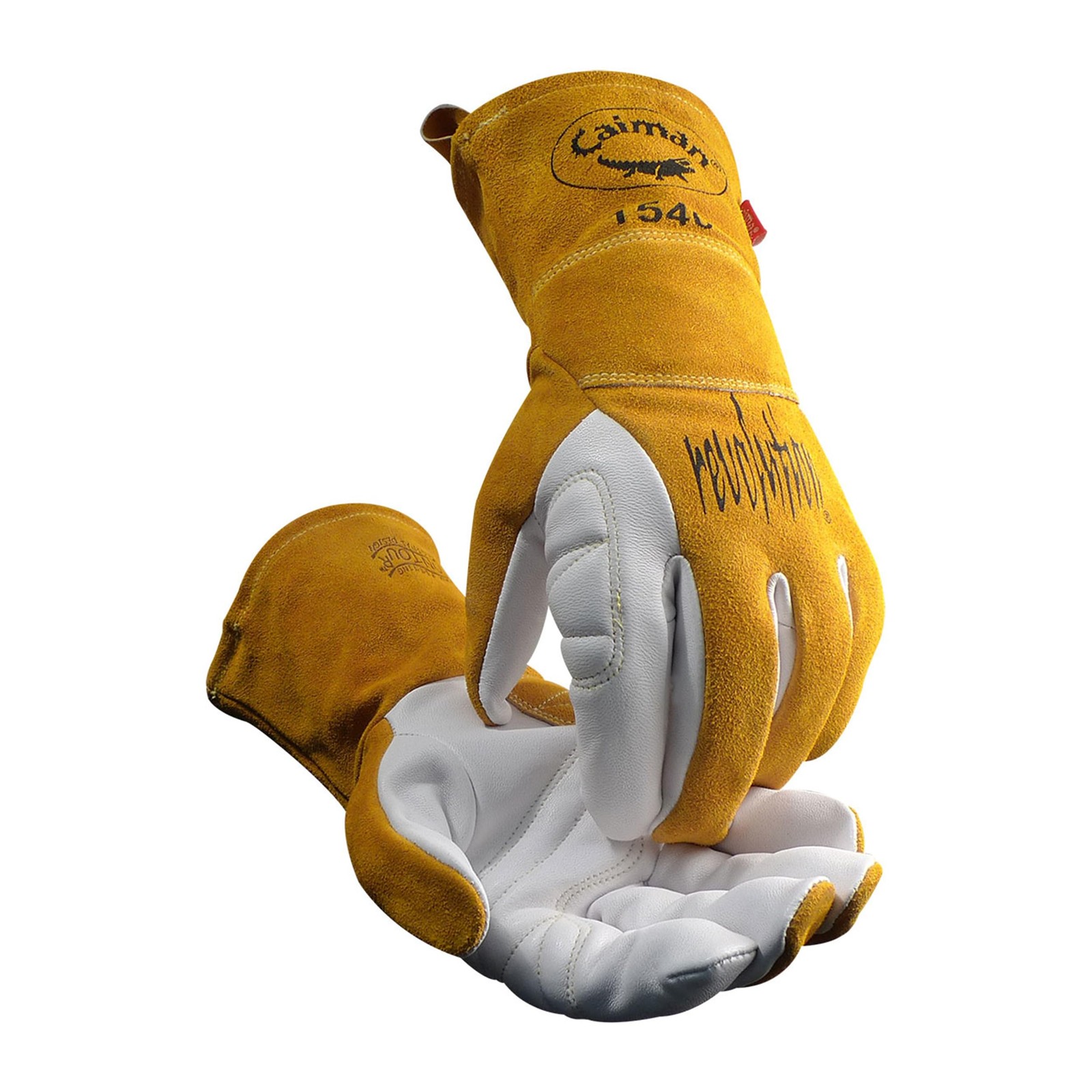 Premium Goat Grain TIG/Multi-Task Welding Gloves, Split Cowhide Back, 4-Inch …