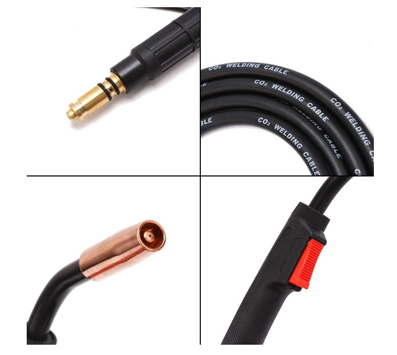 180A 15FT 4.5M Mig Gun Fit Lincoln Weld Pak 140 HD 175 HD Welder K2514-1