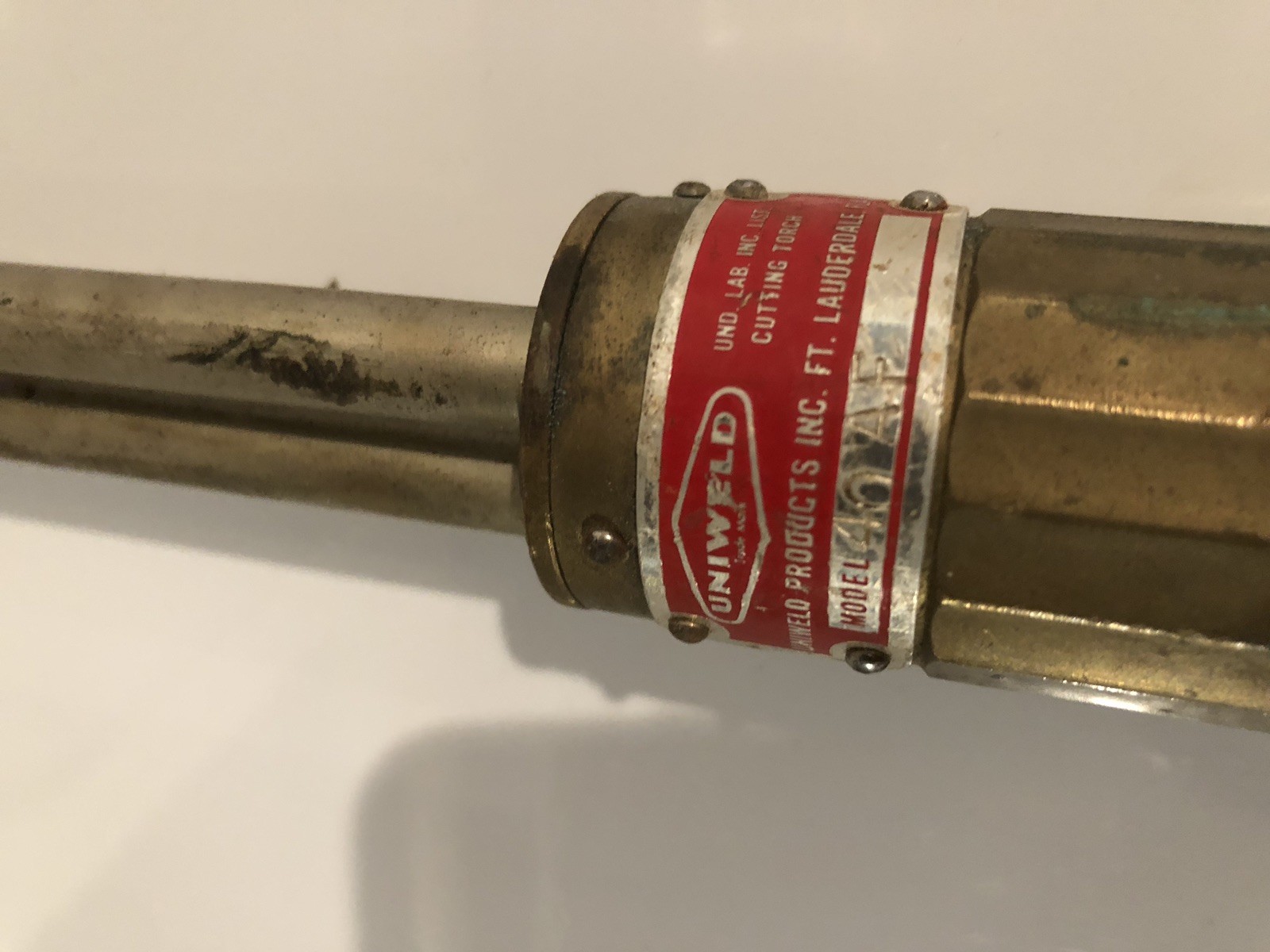Uniweld 40AF-18, Hand Cutting Torch 90Â° 18″ Bottom Rear Lever Fuel/Gas