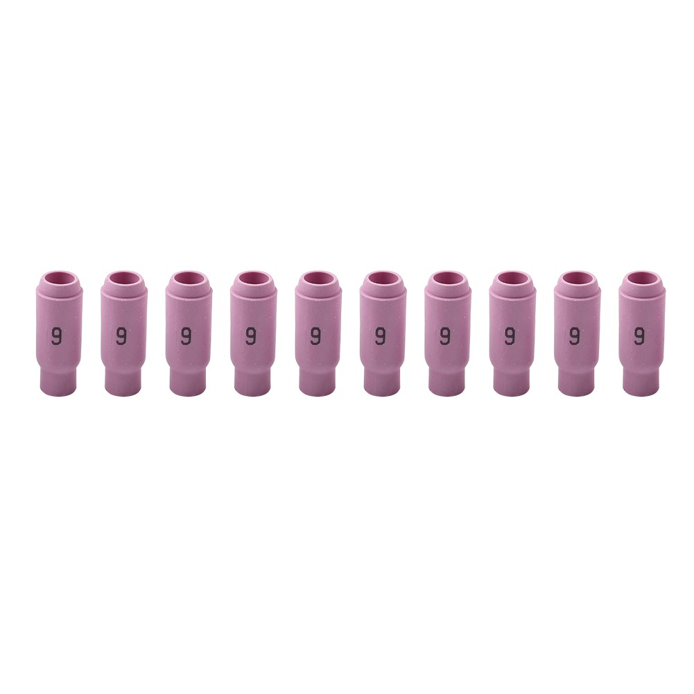 10PCS TIG Weld Consumable 10N48#6 Alumina Nozzle Cup 1″27/32 For WP-17/18/26