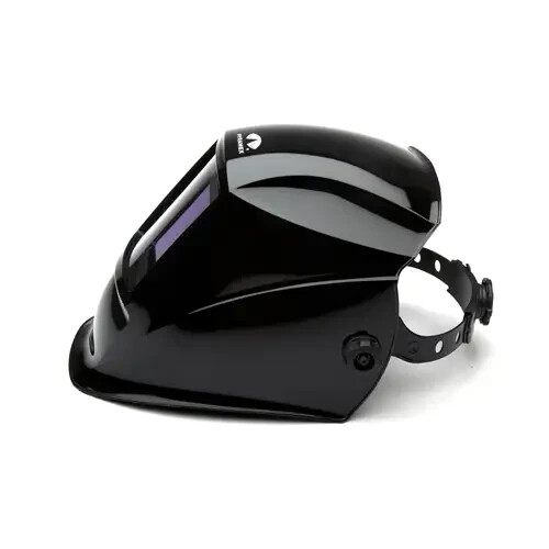 Pyramex Welding Helmet, Leadhead Auto-Darkening, Glossy Black (Qty. 1)