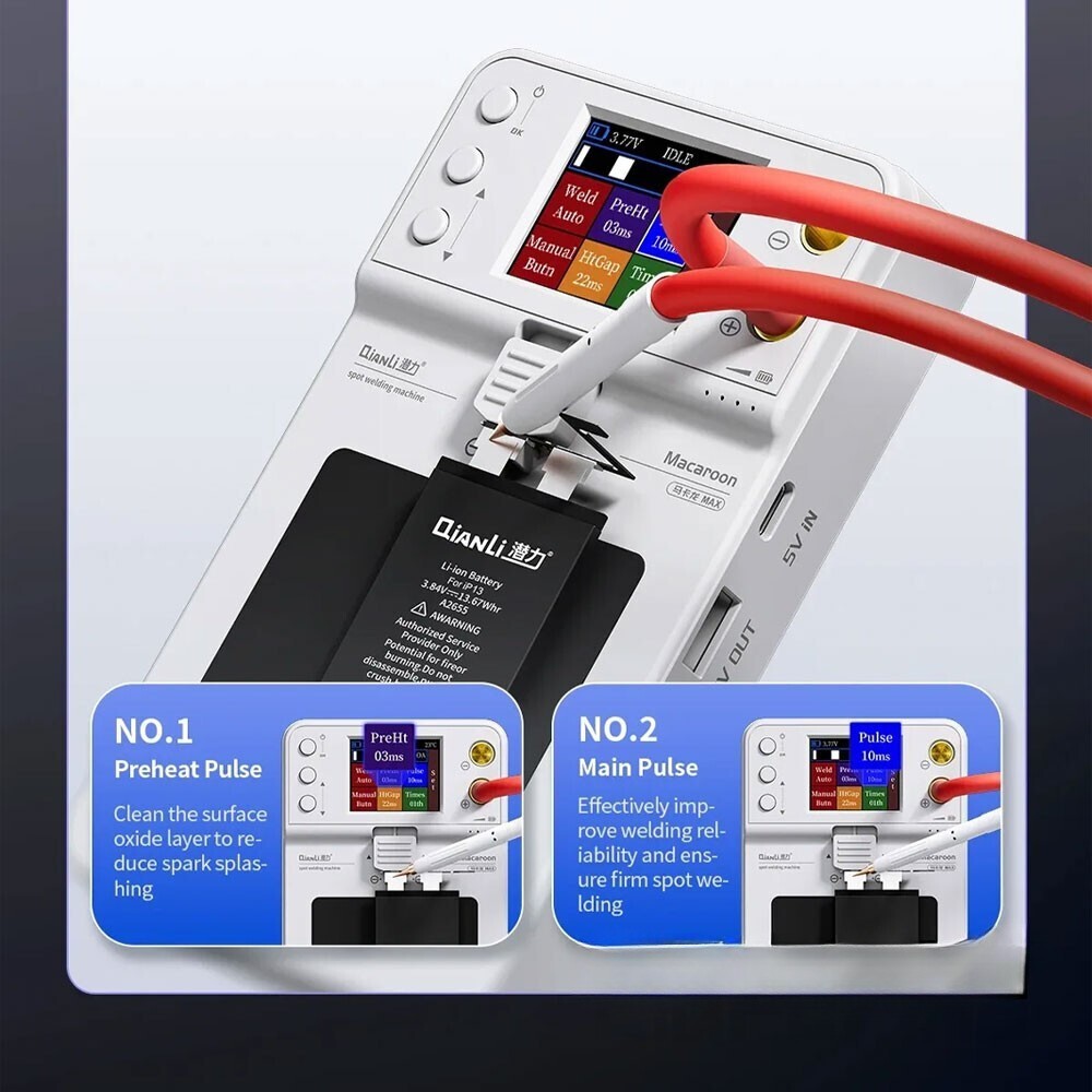 Qianli Macaroon Max Spot Welding Machine for Phone Battery Soldering Repair