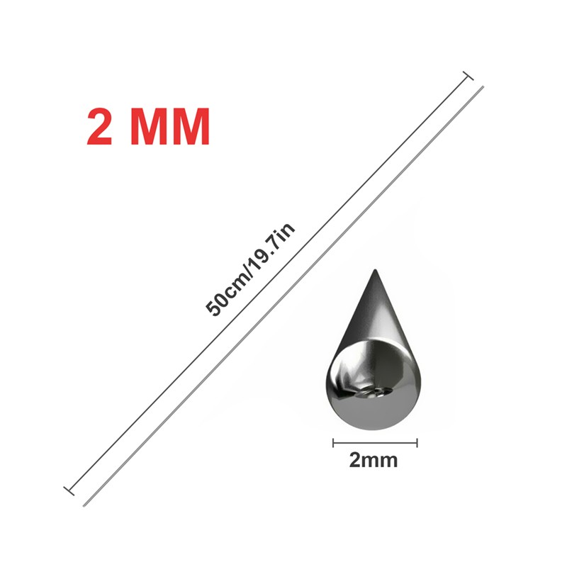 20Pcs Aluminum Brazing Solution Welding Flux-Cored Rods Low Temperature Wire