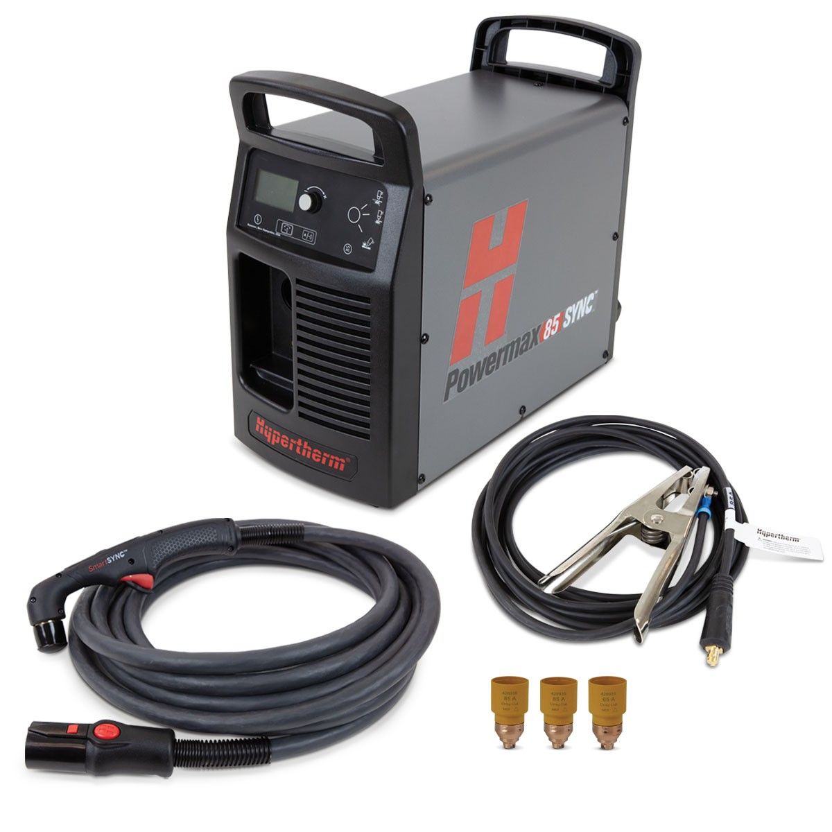 Hypertherm 229370 Powermax85 SYNC, 1/3-PH, CSA, 75 degree handheld torch 25′ …