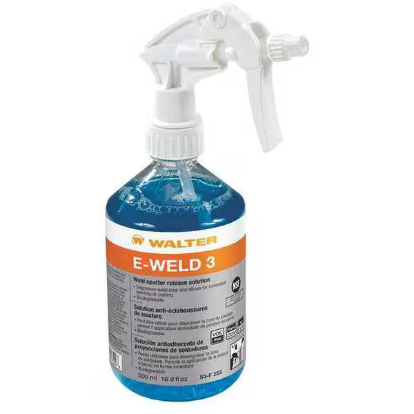 Walter E-WELD 3 High Temp Anti-Spatter Solution, Trigger Spray, 16.9 oz. 53F253