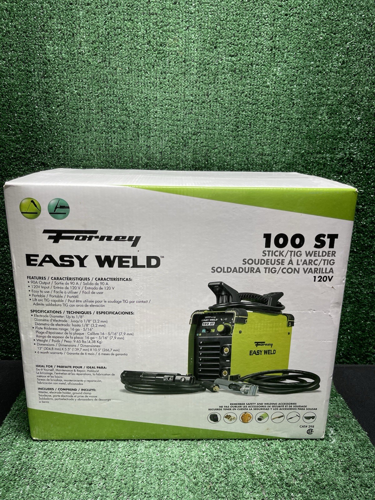 Forney Easy Weld 100 ST Stick & Tig Machine 120v, 90 Amp, Model 298. Free Ship!