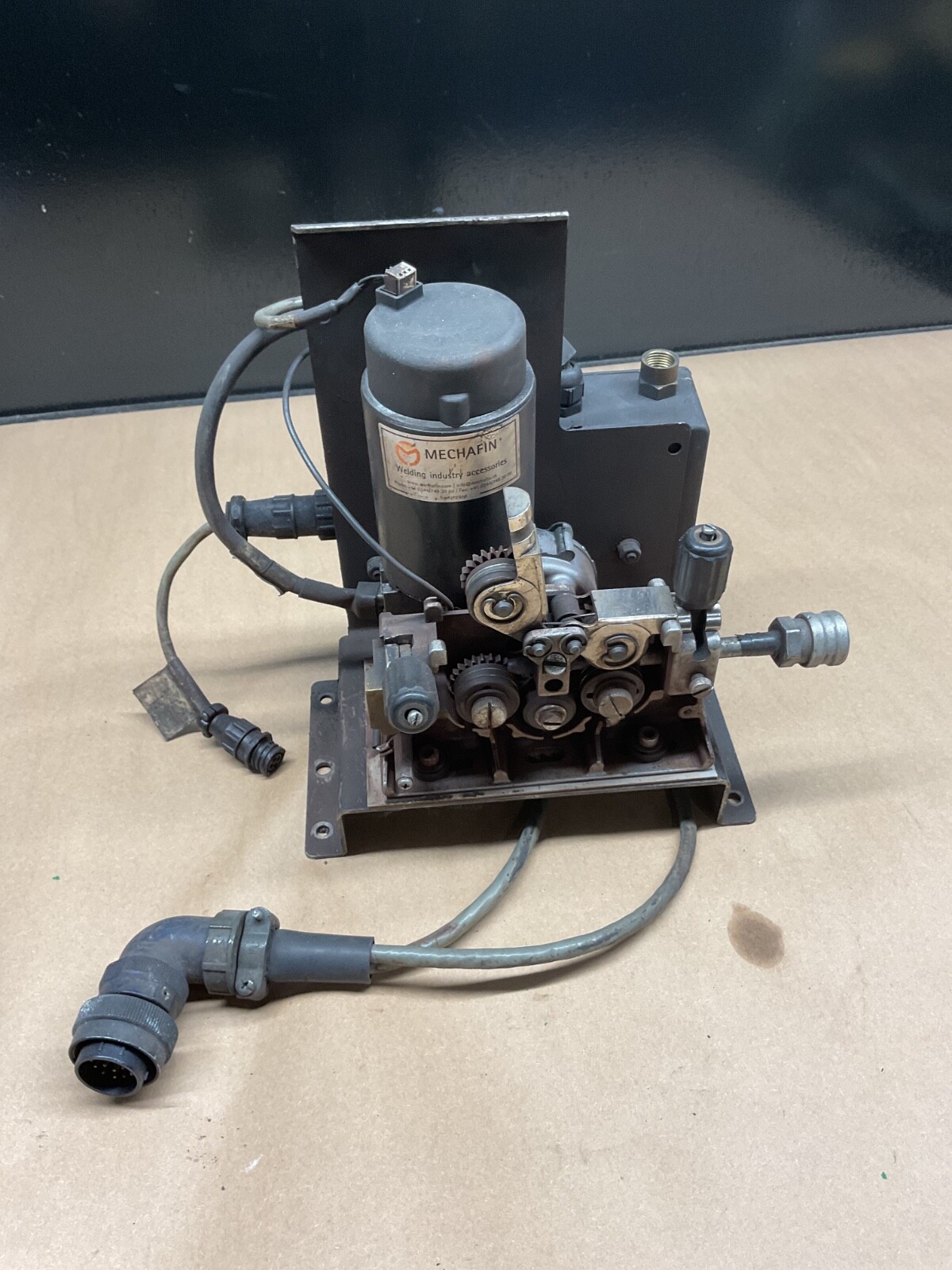 MECHAFIN Wire Drive Feeder Motor, DC 24V Welder Wire Feeder #4006E109PR6