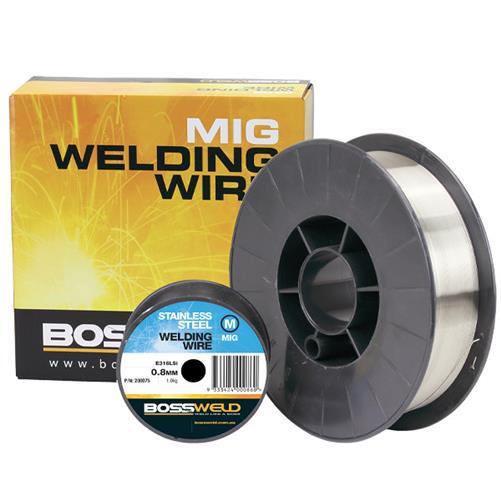 1kg/5kg BOSSWELD 316LSi Stainless Steel Mig Welding Wire, 0.8mm 0.9mm Spool Roll