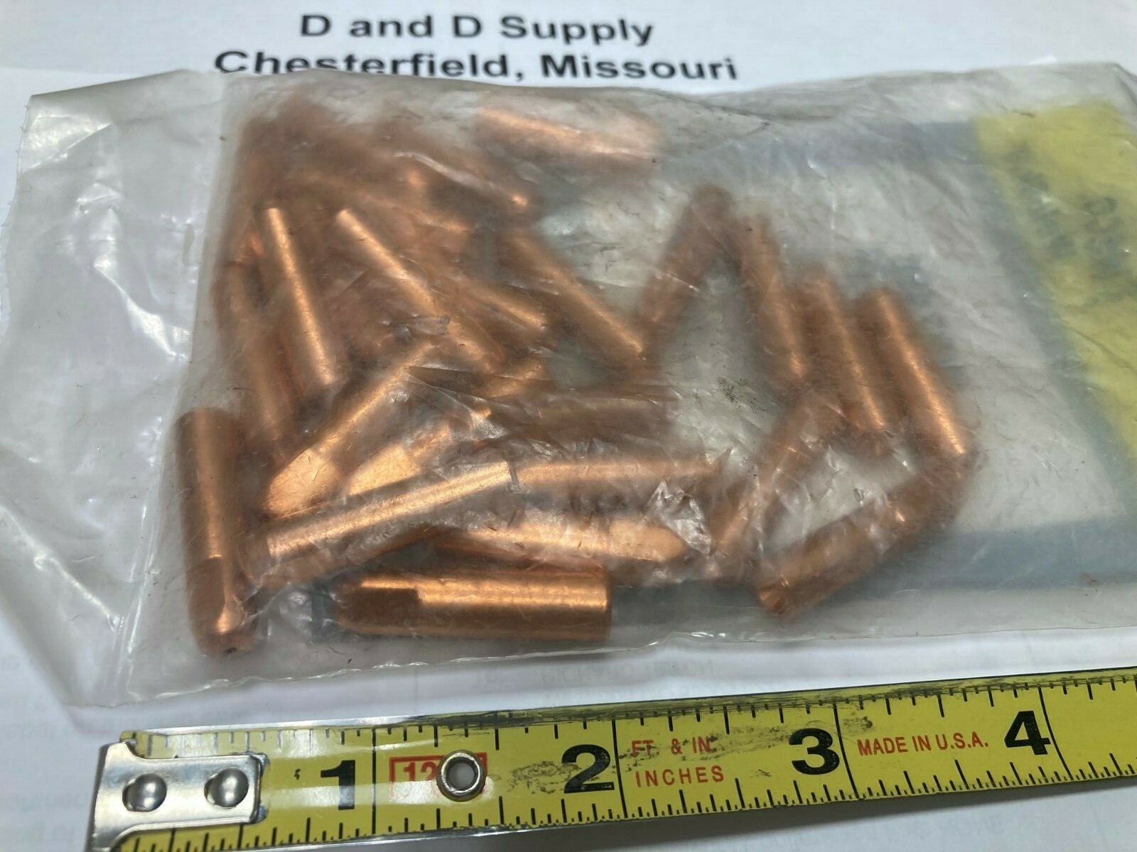 *** Bag of 25 ***, TWECO 11501122, Contact Tips, Series 7400, 0.052″, WS7498