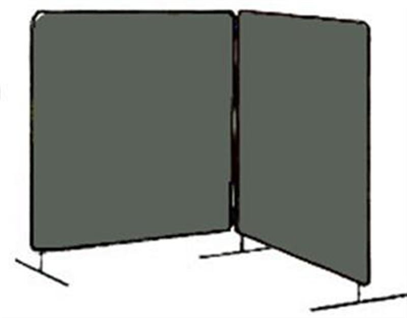 Tillman 6002064 6×4 ft Gray Vinyl Welding Curtain with Frame