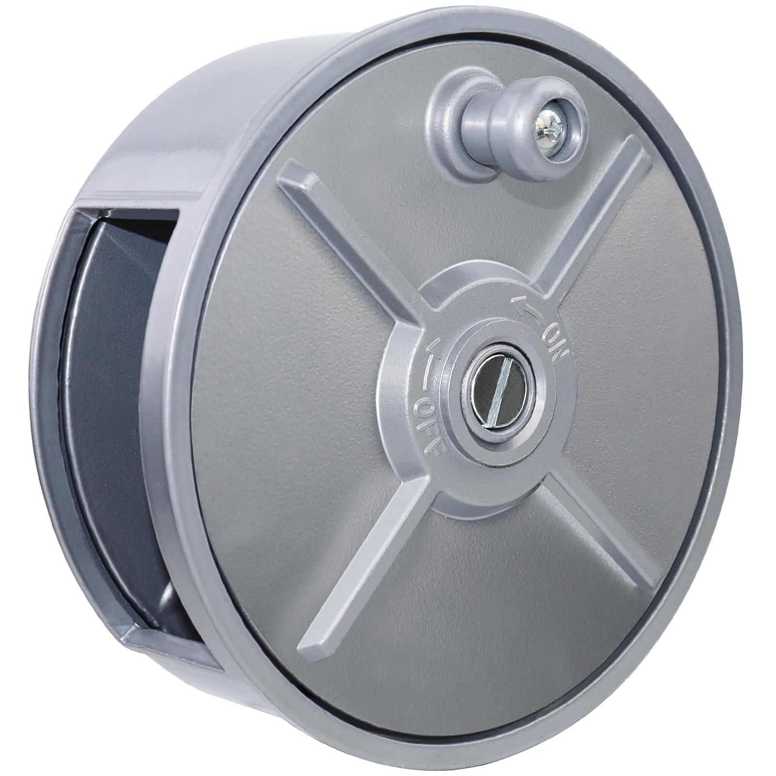 Tie Wire Reel Coil Holder Wheel,6.25″ Lightweight Aluminum,12-18 Gauge Silver
