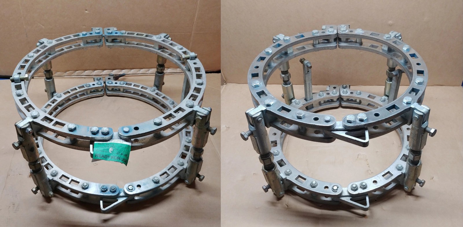 SET of 2 WALHONDE TOP LINER 20″ & 16″, SS Clamps, SS TL5020-SSPP & TL5016-SSPP