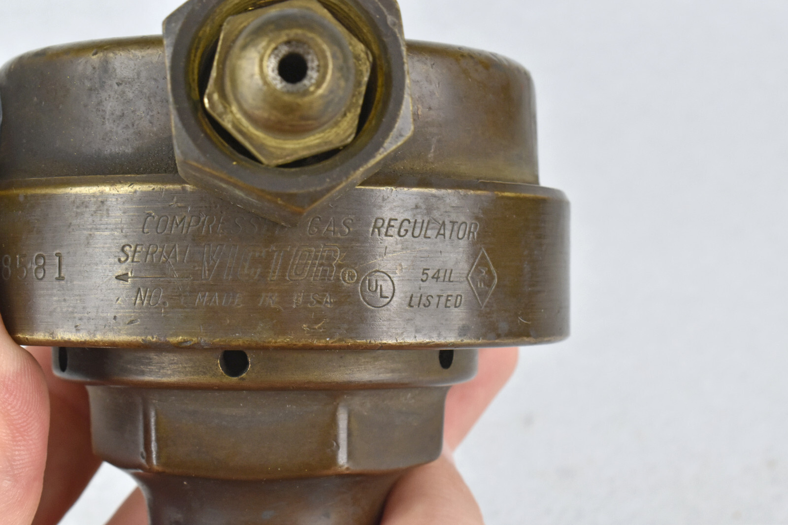 Vintage Victor Equipment Company Compressed Gas Regulator SR 450D