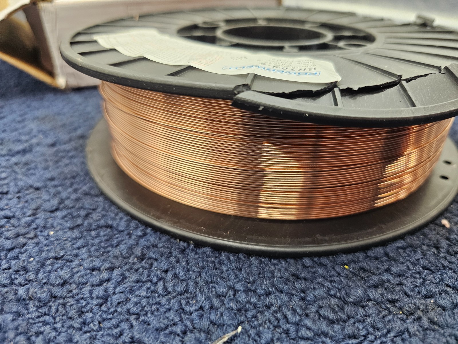 POWERWELD ER70S-6: 11 lbs Spool Welding Wire 0.035″ 834071 Heat