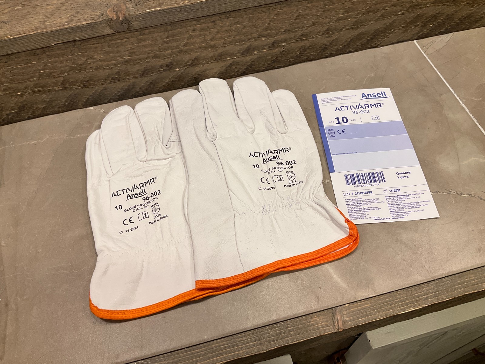 Ansell 96-002 Hyflex Electrical Glove Protector Activearmr Size large 10