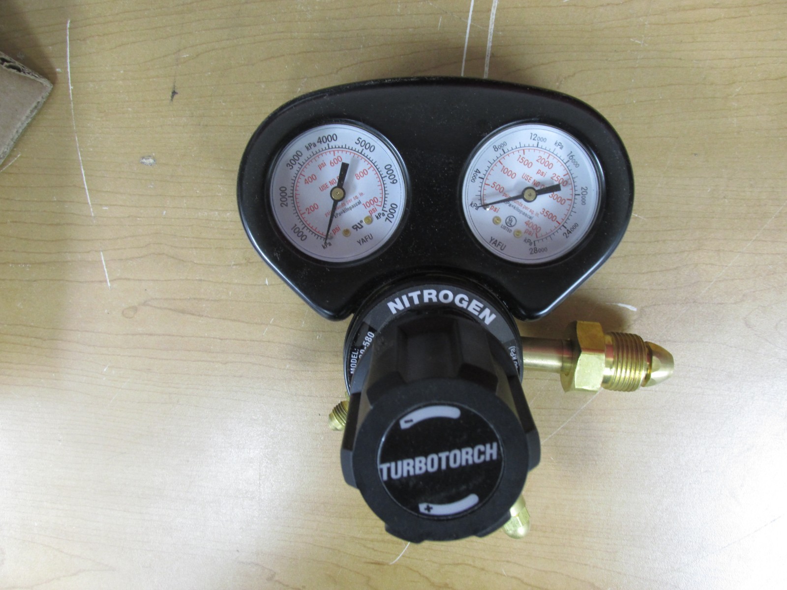 TurboTorch 0386-0857 DP250-800-580 Nitrogen Purging Regulator **Brand New**