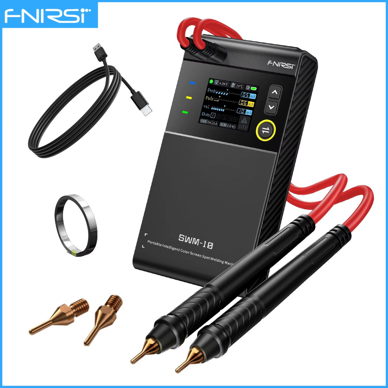 SWM-10 Mini Spot Welder, 5000mAh, for assembling 18650 batteries, 0.25mm