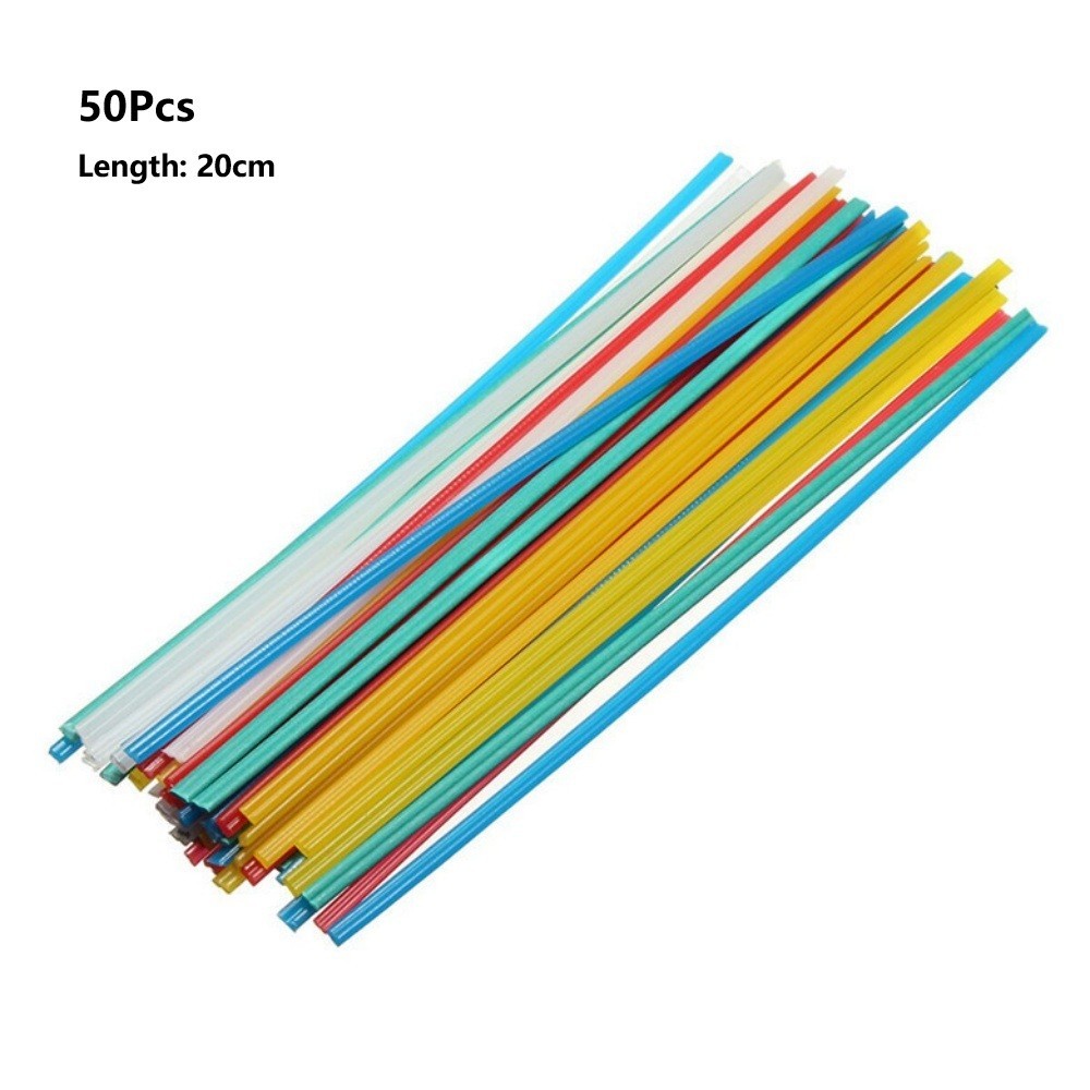 50pcs Polypropylene PP Plastic Welding Rods for Headlight Bumper Repair 20cm