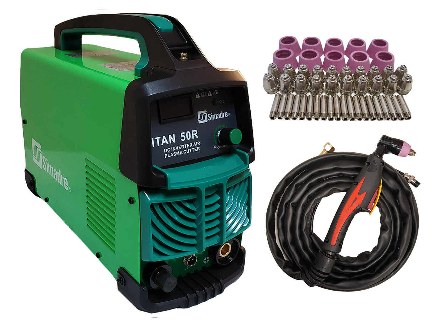 Plasma Cutter Simadre 50R 50 Amp Dual Voltage 110/220V 1/2″ Clean Cut 50 cons