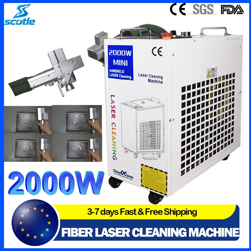 BWT 2000W Fiber Laser Cleaning Machine Rust Remover Paint Oxidation Coating