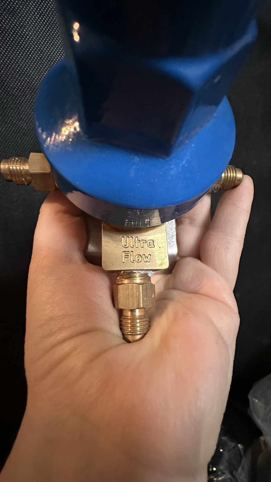 Ultra Flow CO2 Pressure Regulator w/ Gauge 0-100 PSI Brass Beverage Regulator