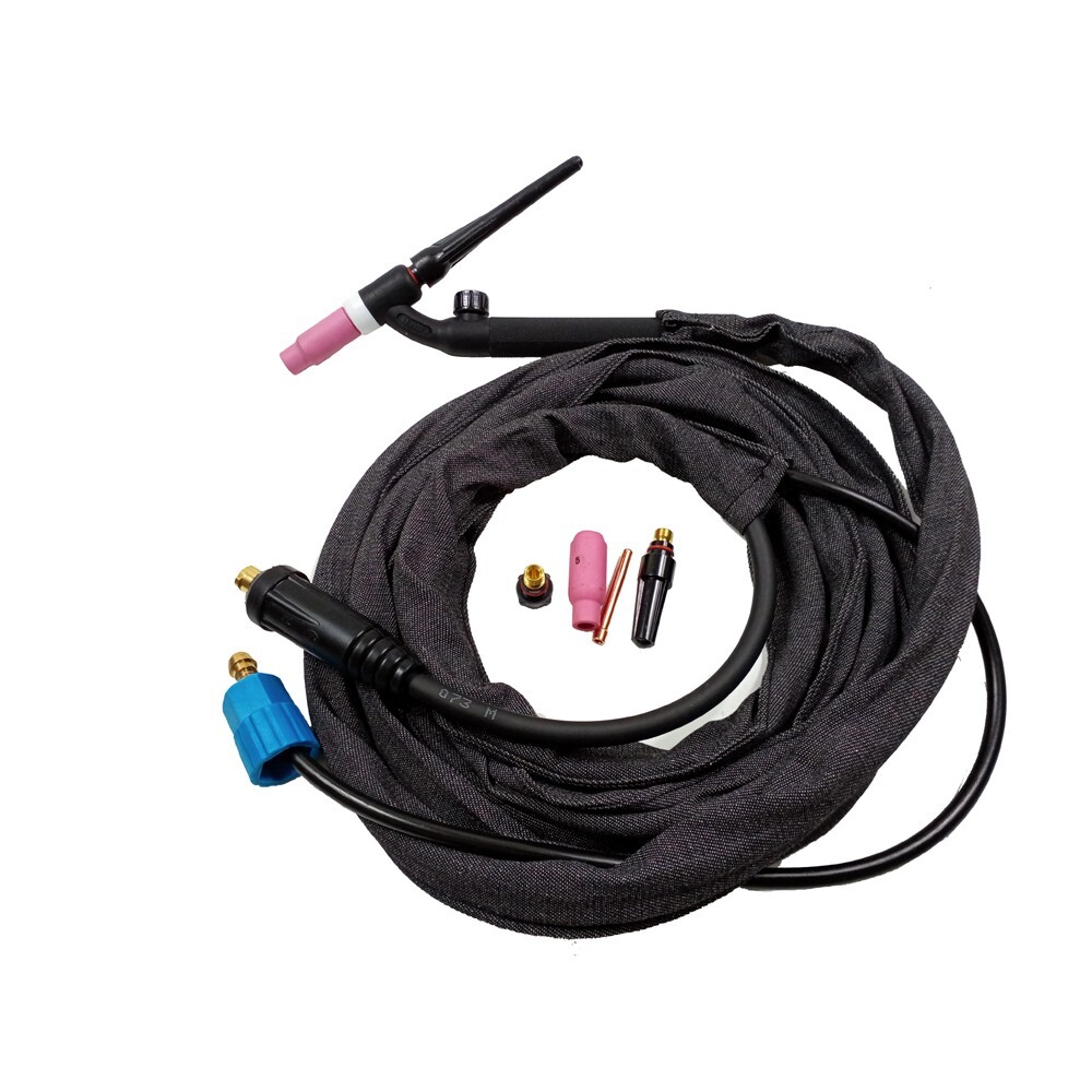 WP17-FV TIG Torch GTAW Gas Tungsten Arc Welding Torch WP17 Argon 4m 13ft Air Coo