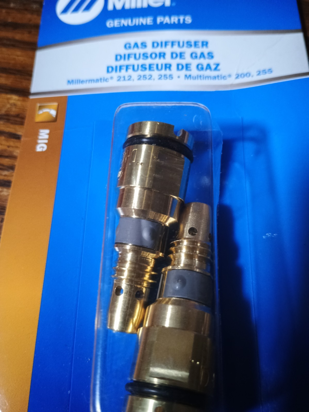 Miller D-M250 Brass MIG Gas Diffuser