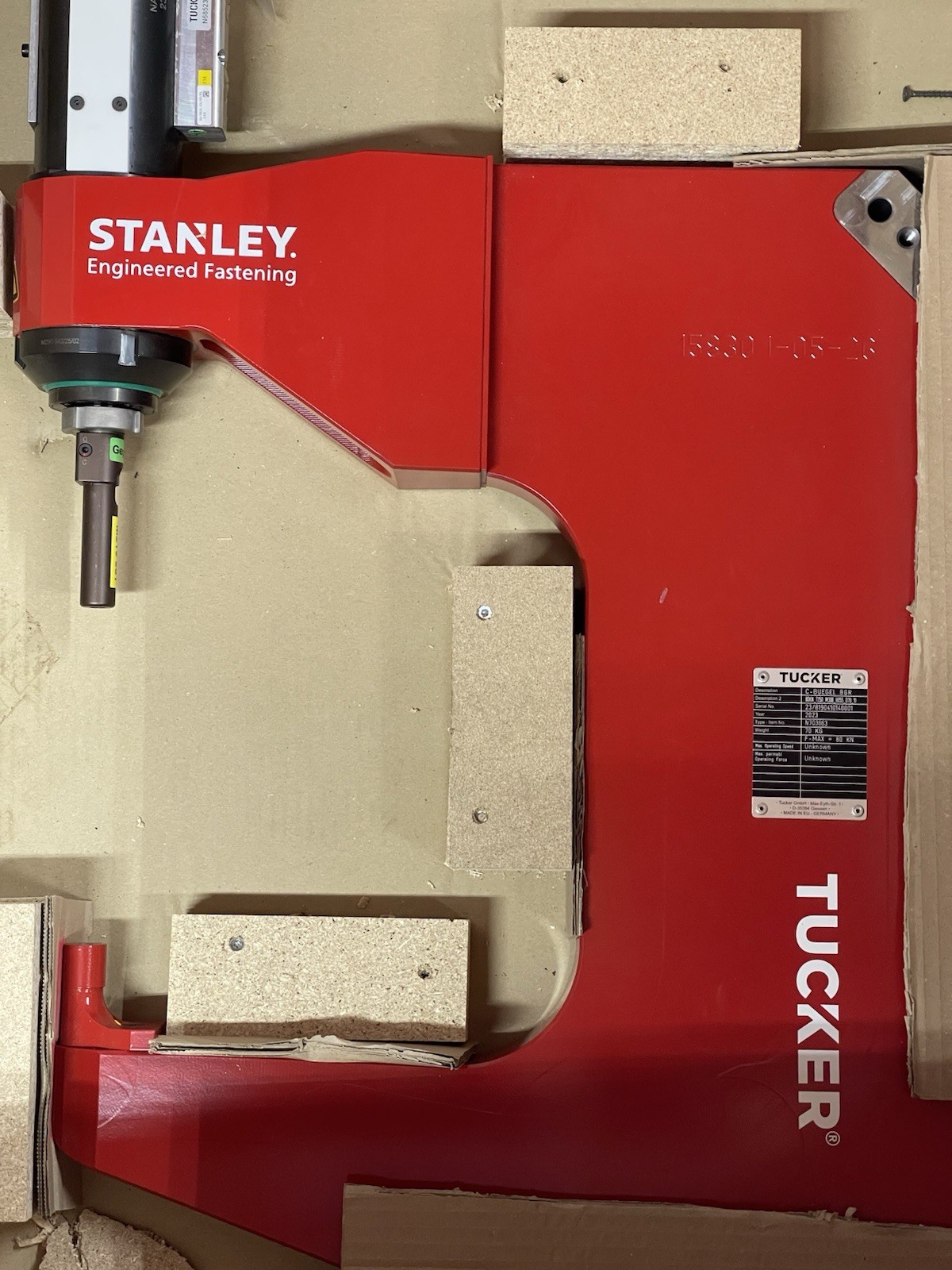 Stanley Tucker SPR System TRC, TSC, TRT, C-Frame, Bedienterminal and Airbox
