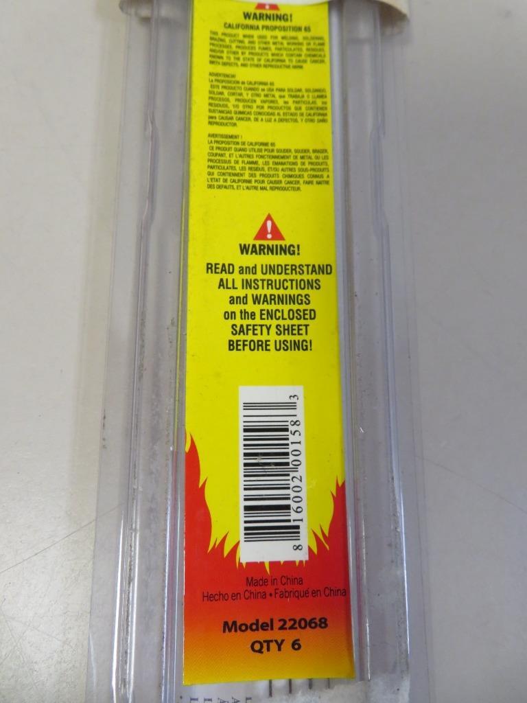 Hot Max 3/32″ X 18″ Flux Coated Bronze Brazing Rods – 6 Pk 22068