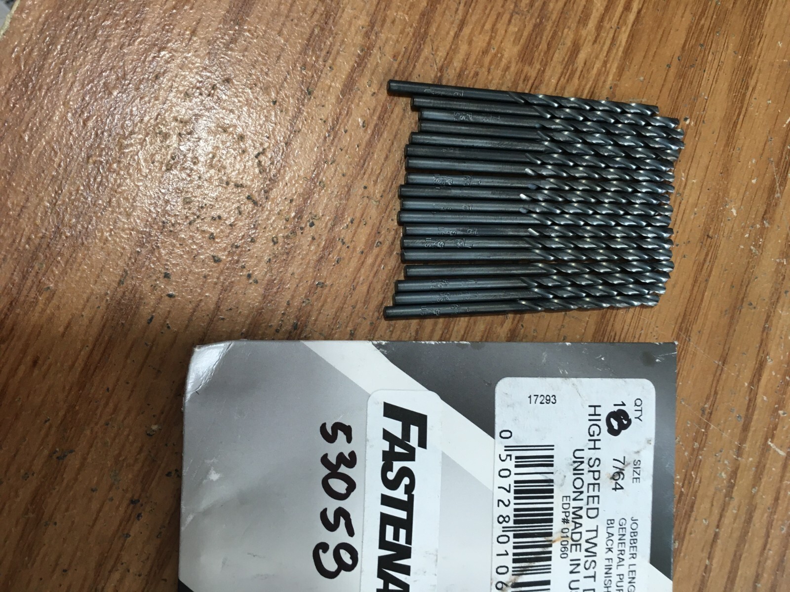 (18) Norseman® – 7/64″ HSS 135° Split Point Black Oxide Finish Jobber Drill