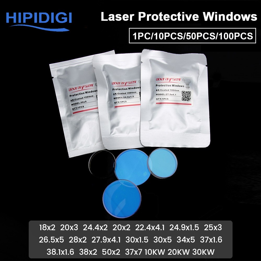 Laser Protective Windows 34×5 27.9×4.1 37×7 for Raytools Precitec BOCI Bodor
