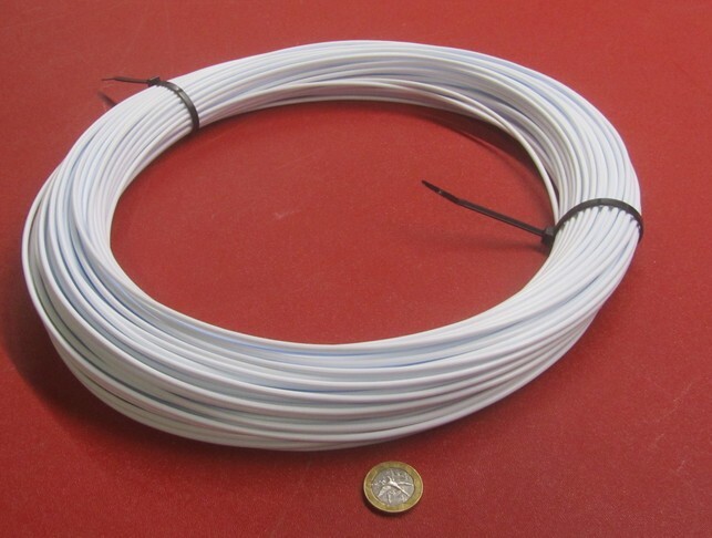 Polypropylene White Welding Rod Coil 3/16″ Dia -.187″, 1 Lb. 95 Feet