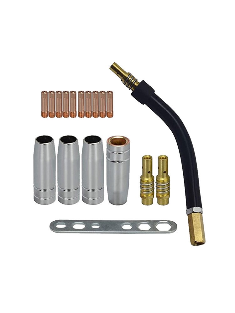 MIG Welding Torch Replacement Parts Kit Contact Tips & Nozzles for120V Welders