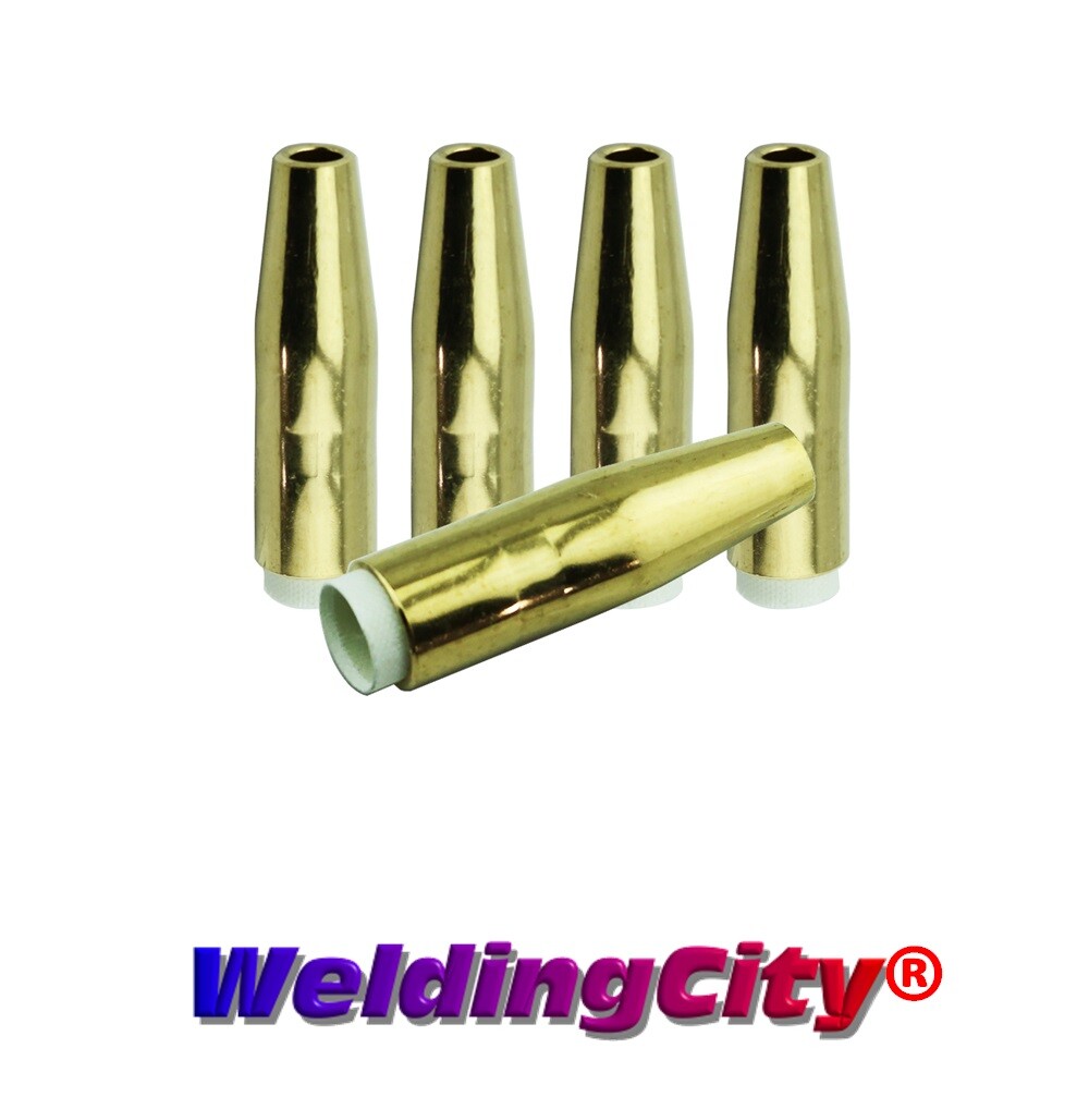 WeldingCity® 5-pk Gas Nozzle 4295 (3/8″) for Bernard MIG Welding Gun | US Seller