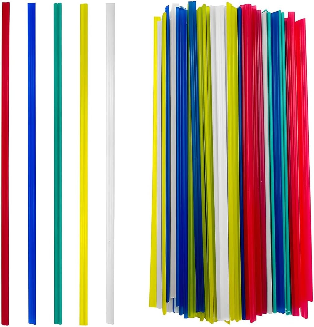 100 PCS Plastic Welding Rods, 7.9″ PP PVC PPR Plastic Welding Rods for Auto Bump