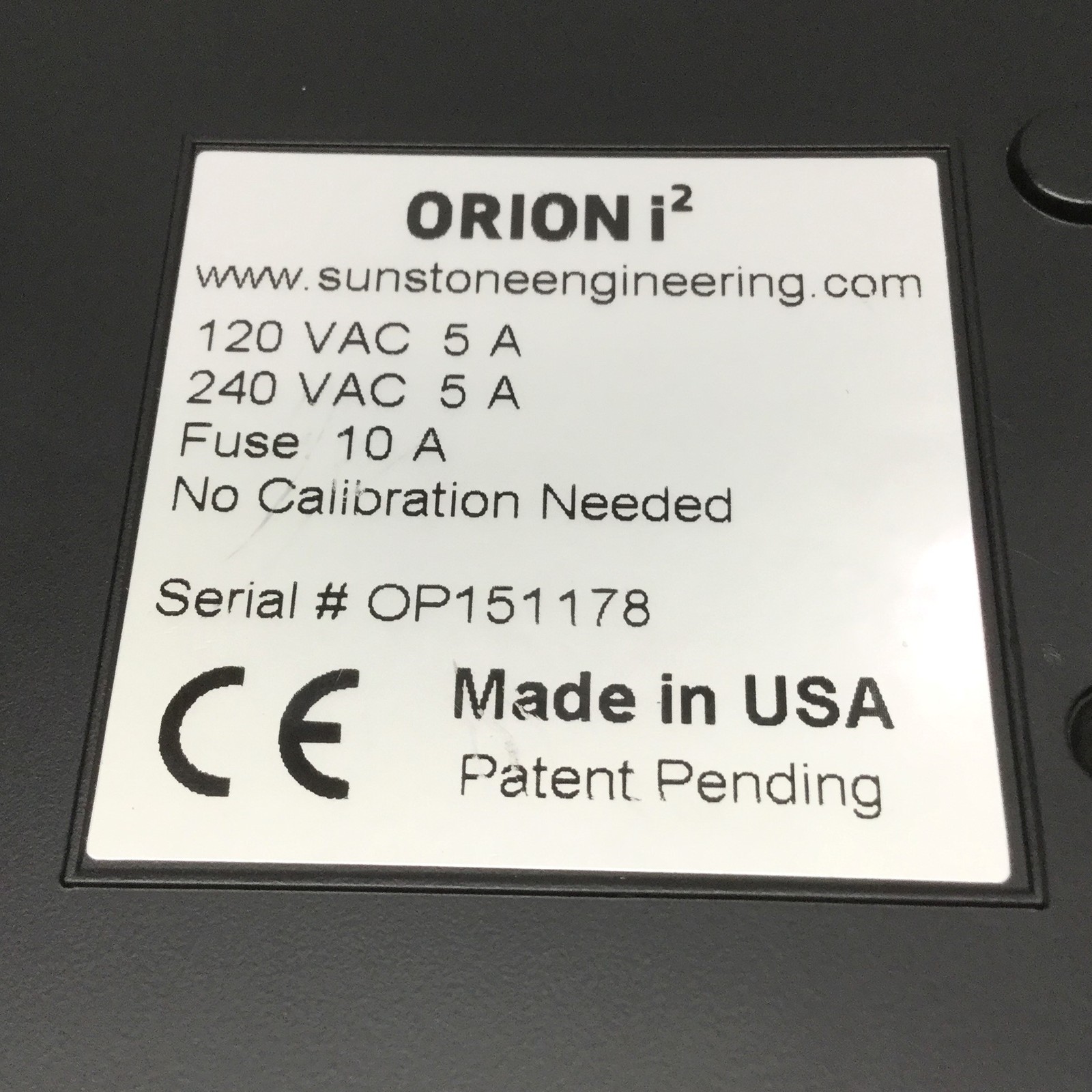 Sunstone Orion i² Micro TIG Pulse Arc Welder Power Supply + Controller Interface
