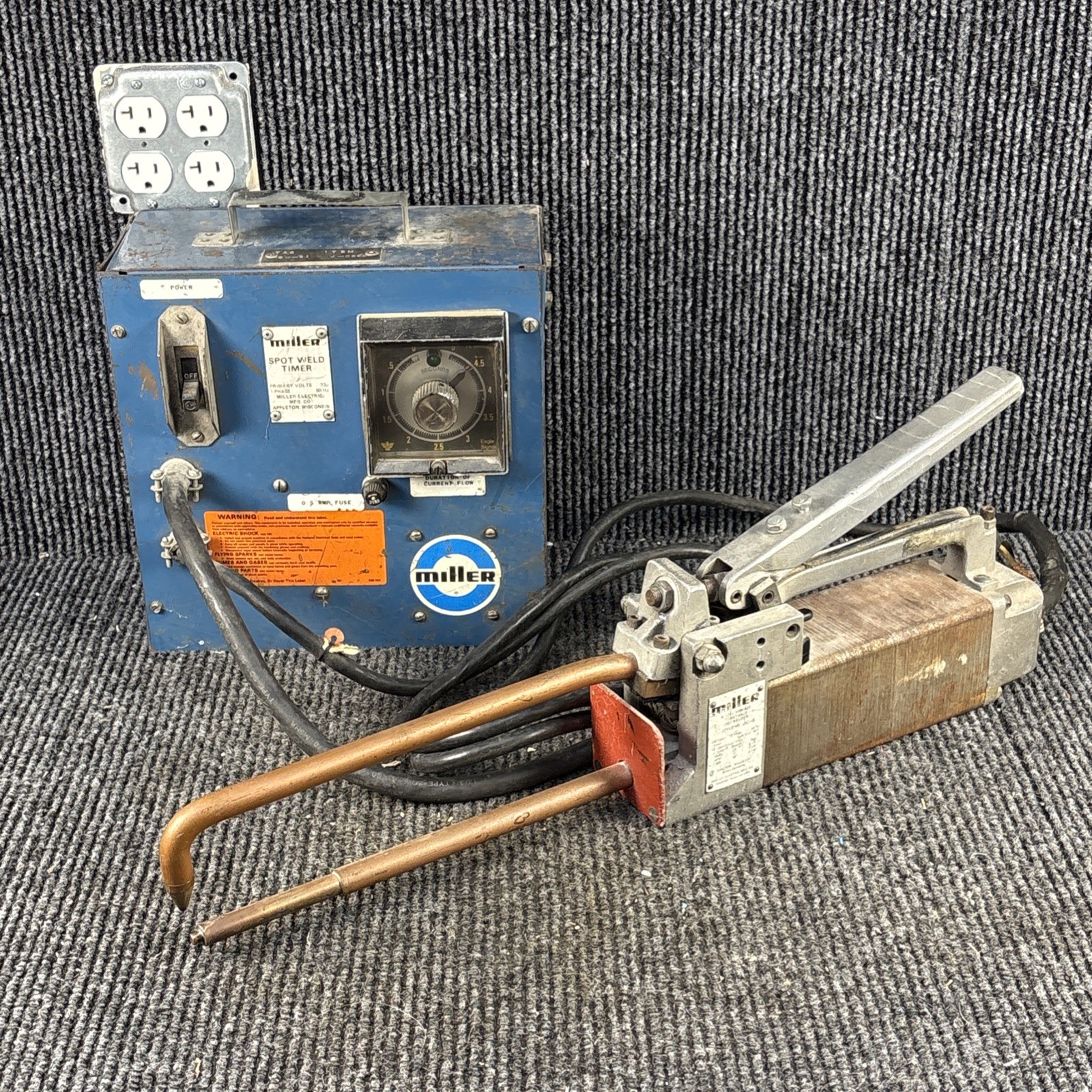 Miller Spot Weld Timer And Miller MSW-42T Spot Welder