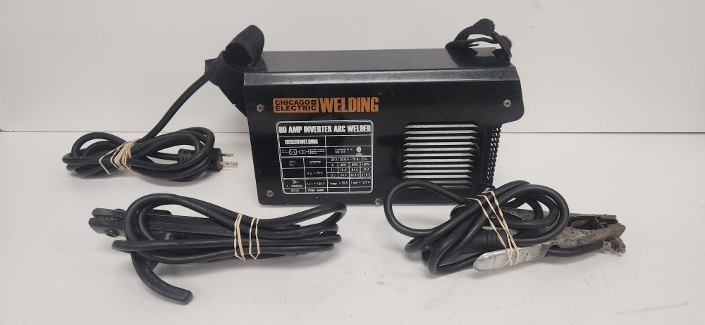 CHICAGO ELECTRIC 80 AMP INVERTER ARC WELDER (P04024107)