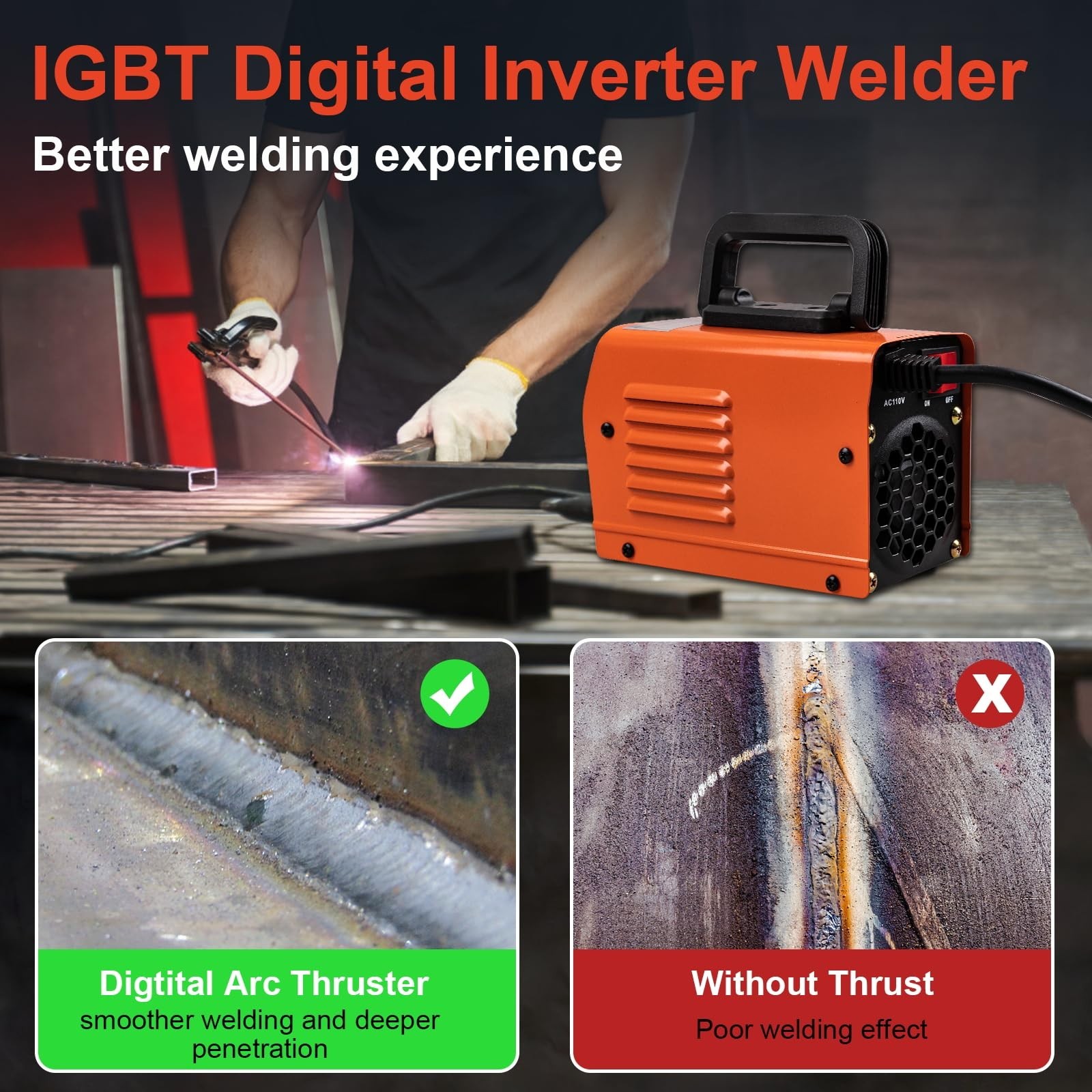 Siasky Mini Welding Machine, Upgraded Welder Machine 110V, Portable Stick Wel…