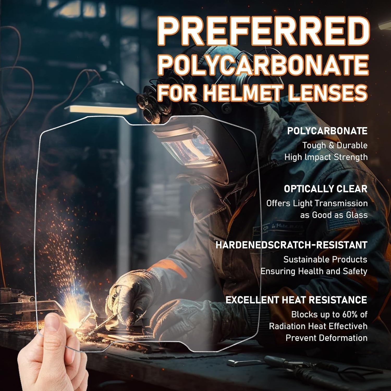 Durable 10-Pack of 271320 Clear Welding Lens – Quick Install & Scratch Resistant