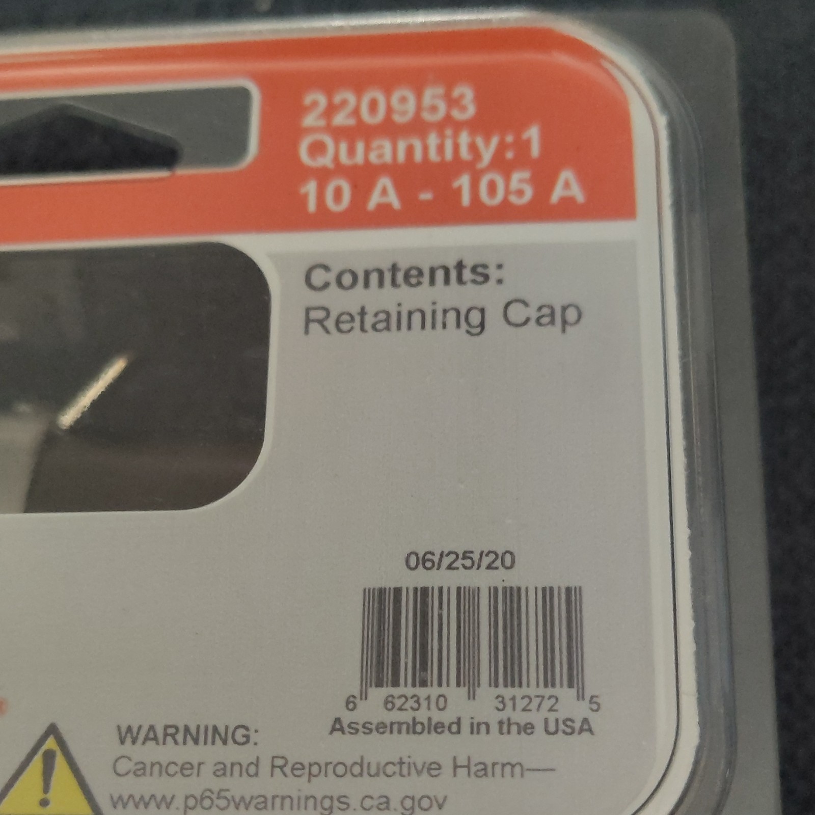 2 Hypertherm 220953 Duramax LK/RT Plasma Cutter Retaining Cap 10A-105A