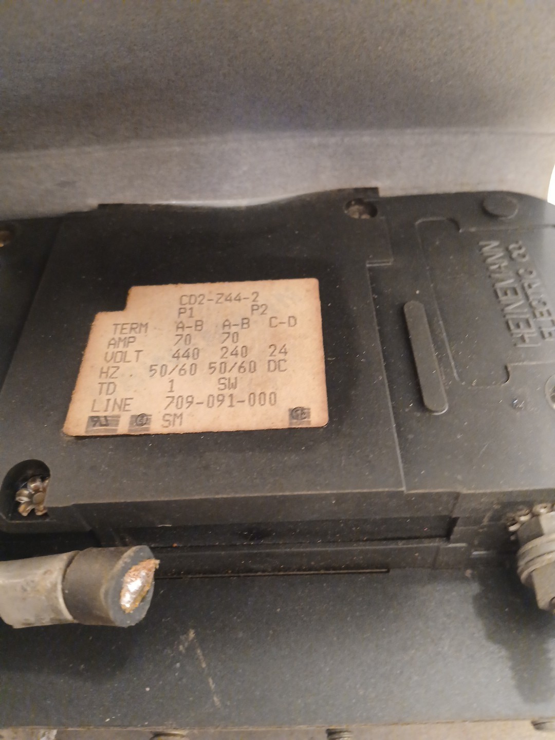 Nelson Stud Welder Model 101 TRW 4000 Power Breaker Switch 2#