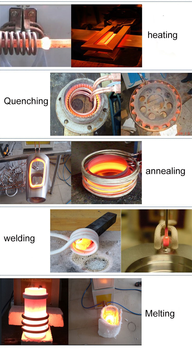 20KW High Frequency Induction Heater Furnace 30-100KHz 3PH 220/380/400/480V